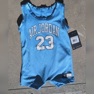 Air Jordan Blue Jersey Onesie